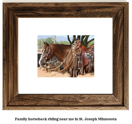 family horseback riding near me in St. Joseph, Minnesota